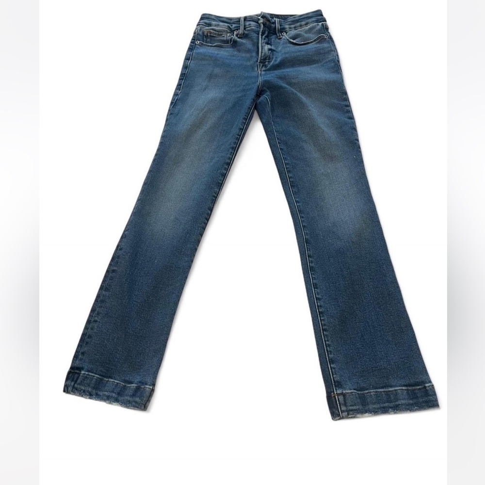 Good American Dark Blue Ankle Jeans